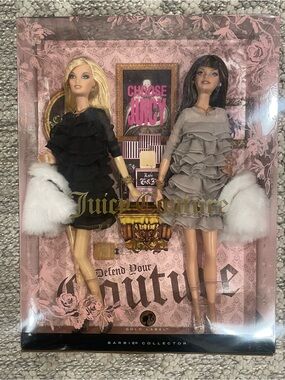 Juicy Couture Barbie Collection Gold Label Beverly Hills Dolls New In Box